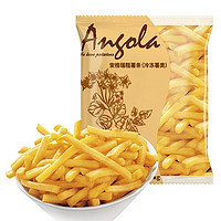 Angola）3/8冷冻粗薯条1kg 美式薯制品 方便速食 油炸小食 西餐牛排伴侣
