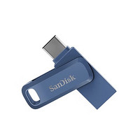 SanDisk 闪迪 至尊高速酷柔系列 SDDDC3-256G-Z46NB USB 3.1 U盘 海军蓝色 256GB USB-A/Type-C双口