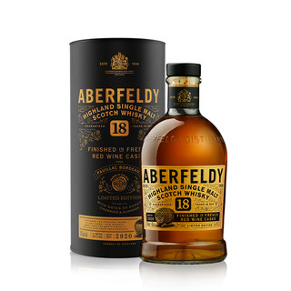 Aberfeldy18年 苏格兰 单一麦芽威士忌 洋酒 700ml