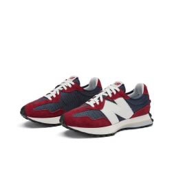new balance NB官方22新款男女同款MS327MR情侣327系列复古休闲鞋 酒红/藏青 MS327MR