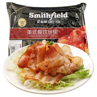 Smithfield 史蜜斯（Smithfield） 美式餐饮培根800g袋 原切培根披萨肉切片培根片早餐搭配臻选 800g*3袋