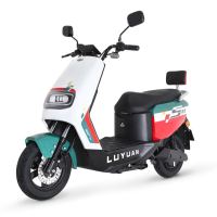 LUYUAN 绿源 S20 电动摩托车 72V23A石墨烯电池 光纤白