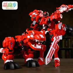 其他品牌积木拼插_正版钢铁飞龙2奥特曼力量变形玩具6恐龙金刚机器人