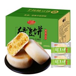 零趣 千丝绿豆饼 500g