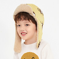 巴拉巴拉 儿童帽子男童帽女童护耳帽厚实舒适新款