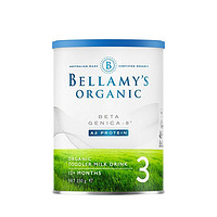 BELLAMY'S 贝拉米 白金版有机A2婴幼儿奶粉3段 350g/罐