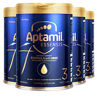 88VIP：Aptamil 爱他美 黑钻奇迹蓝罐 儿童配方奶粉 3段 900g*4罐