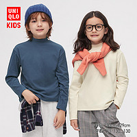 UNIQLO 优衣库 男女童柔软摇粒绒高领套头衫449882