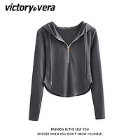 victory&vera; 女士连帽长袖T恤
