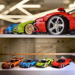 体验意大利超跑之美，玩过才知乐高机械组新天花板「法拉利Daytona sp3」为什么值！