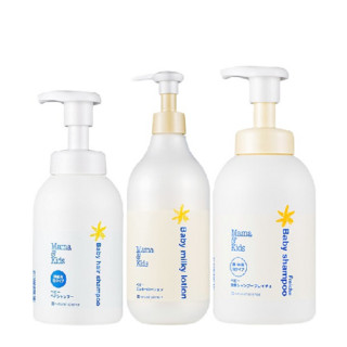 mama&kids 婴幼儿洗护套装 保湿润肤乳液 380ml+泡沫洗发水 370ml+沐浴露 460ml