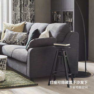  IKEA/宜家 拱形设计 落地灯  巧克力色，军绿色