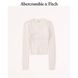 Abercrombie & Fitch Abercrombie＆Fitch女装 麻花针织背心和露肩套装 321938-1 AF