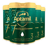 88VIP：Aptamil 爱他美 黑钻奇迹 有机a2益生菌奶粉 3段 900g*4罐