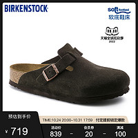 BIRKENSTOCK 勃肯 包头软木拖鞋男女款绒面软底拖鞋Boston系列