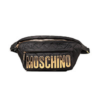 黑卡会员：MOSCHINO 女士中号尼龙腰包