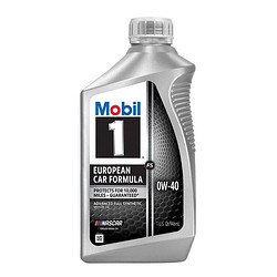 Mobil 美孚 1号系列 0W-40 SN级 全合成机油 946ml 美版