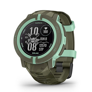 GARMIN 佳明 Instinct 2 航海王联名款 运动手表 010-02627-C2 绿色 45mm 佐罗限定版