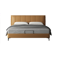 Sleemon 喜临门 波西米亚 意式真皮床 晚秋橙 180*200cm