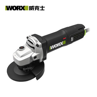 WORX 威克士 角磨机WU810 细手柄散热快多功能角向磨光机抛光切割机打磨机手磨机抛光机 专业五金电动工具