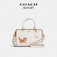 COACH 蔻驰 女士跳舞猫咪ROWAN斜挎包 CREATURES