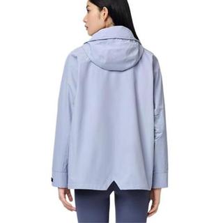 PELLIOT 伯希和 女子三合一冲锋衣 112240112 天空灰 L 两件套