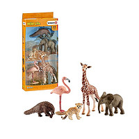 PLUS会员：Schleich 思乐 动物模型礼盒套装 野生动物套装