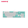KC200办公机械键盘 有线键盘 G80-3950游戏键盘 108键全键无冲 PBT双色键帽 蓝白拼色 红轴