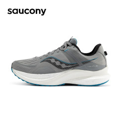 saucony 索康尼 男子跑鞋稳定支撑慢跑训练鞋 Tempus坦途 S20720-15 灰兰 43