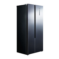 SIEMENS 西门子 冰箱双开门530升变频风冷无霜超薄嵌入式对开门新品高端银电冰箱（升级款）
