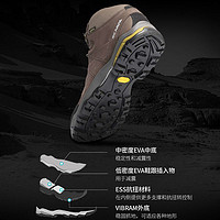 SCARPA 思卡帕 莫林加强中帮Moraine男女士减震登山鞋GTX防水耐磨徒步鞋男