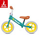 PHOENIX 凤凰 儿童平衡车滑步车小孩平衡自行车无脚踏单车1-3-6岁宝宝两轮儿童滑行车 绿色{陆号高碳钢}发泡轮胎