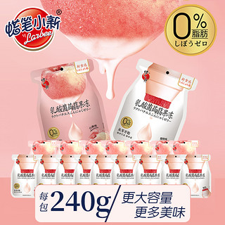 蜡笔小新 〖240g*2包〗蒟蒻果汁果冻乳酸菌吸吸果冻袋装小零食网红