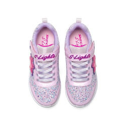 SKECHERS 斯凯奇 儿童魔术贴闪灯运动鞋