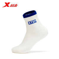 XTEP 特步 高帮潮袜百搭运动袜 878237560044