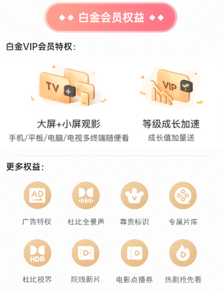 iQIYI 爱奇艺 白金vip会员年卡+京东PLUS年卡