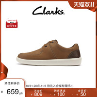 Clarks其乐男士2022新款春季男士潮流百搭经典系带复古休闲舒适鞋