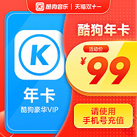 KUGOU 酷狗音乐 豪华VIP会员12个月