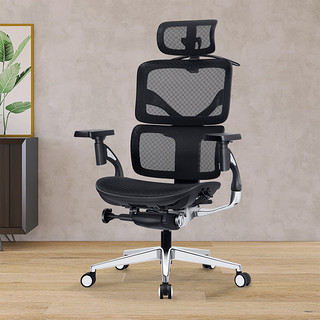 Want Home 享耀家 S3A 人体工学椅电脑椅 幻影黑