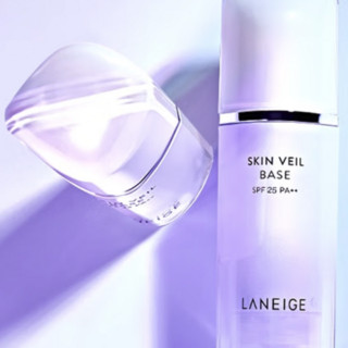 LANEIGE 兰芝 护肤套装 (水库凝肌爽肤水200ml+保湿乳120ml+雪纱丝柔隔离霜SPF25 PA++#40紫色40ml)