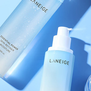 LANEIGE 兰芝 护肤套装 (水库凝肌爽肤水200ml+保湿乳120ml+雪纱丝柔隔离霜SPF25 PA++#40紫色40ml)