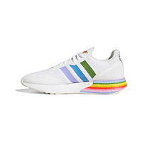 adidas ORIGINALS Zx 1k Boost Pride 中性跑鞋 GW2418 白色 35.5