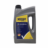Hengst 汉格斯特 德国原装进口加驰系列 全合成机油 0W-40 A3/B4 4L  汽车保养养护用品汽机油润滑油