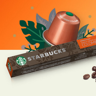 STARBUCKS 星巴克 Nespresso Original 胶囊系列 Single-Origin Coffee Colombia 纯正之源哥伦比亚 10颗