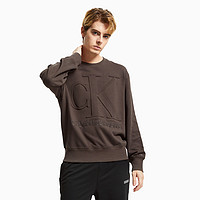 补贴购、限尺码：Calvin Klein Jeans 卡尔文·克莱恩牛仔 男士刺绣LOGO卫衣 ZM01714