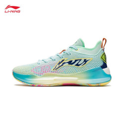 LI-NING 李宁 篮球鞋驭帅13晶体男鞋2022新品轻量高回弹专业比赛鞋