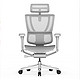 88VIP：保友办公家具 优旗舰版 2代人体工学椅 银白美国网