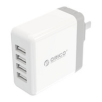 ORICO 奥睿科 4口多国规USB充电器 USB-A 34W