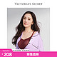 VICTORIA'S SECRET 经典老花蕾丝返定杯固定棉杯背心文胸套装 酒红色文胸+小裤