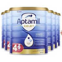 88VIP：Aptamil 爱他美 金装版 婴儿配方奶粉 4段 900g*6罐